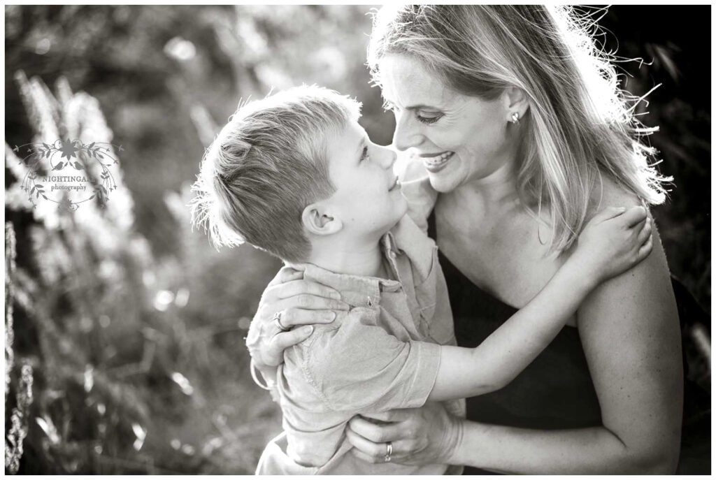 Sunset family beach portraits in the Bay Area by Nightingale Photography