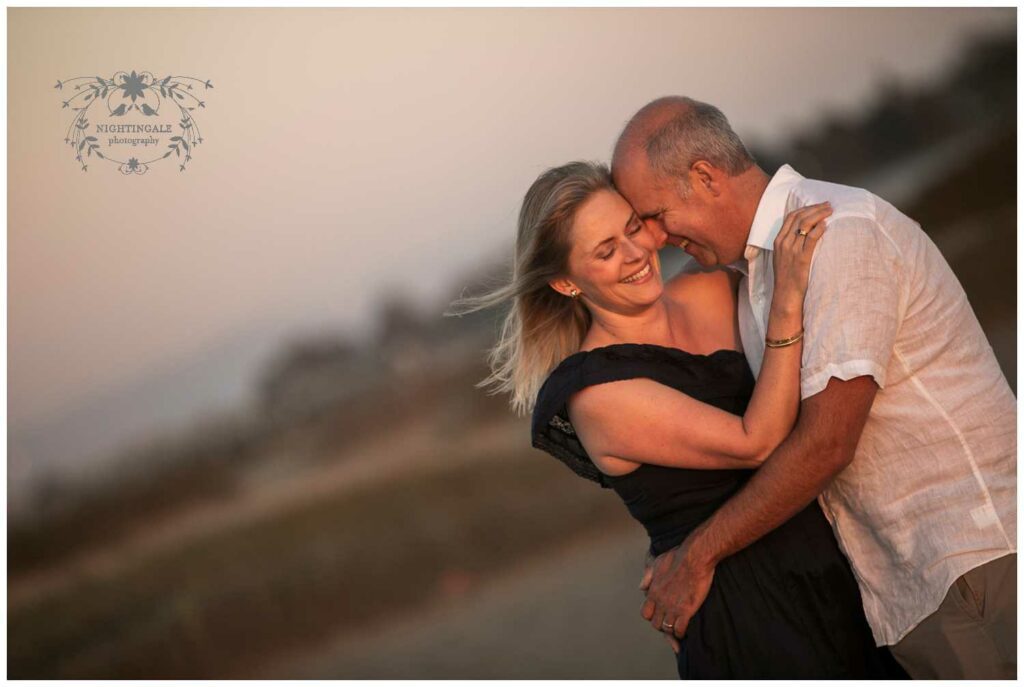 Sunset family beach portraits in the Bay Area by Nightingale Photography