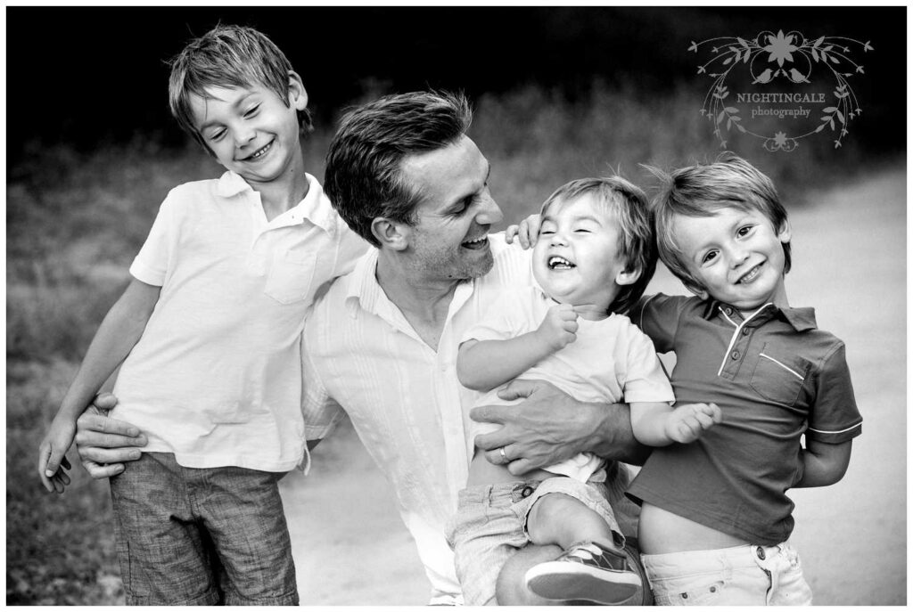 Black and white pictures from a lifestyle portrait session in the Bay Area by Nightingale Photography