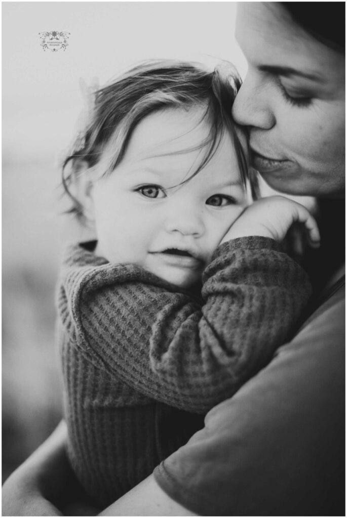 Beach photos of baby girl by Alameda photographer