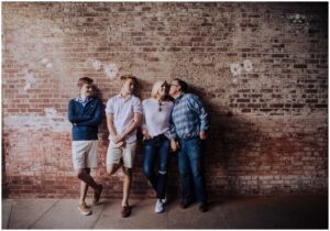 husband kisses wife during a san francisco portraits session