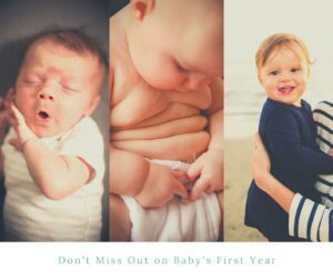 photos of baby's first year