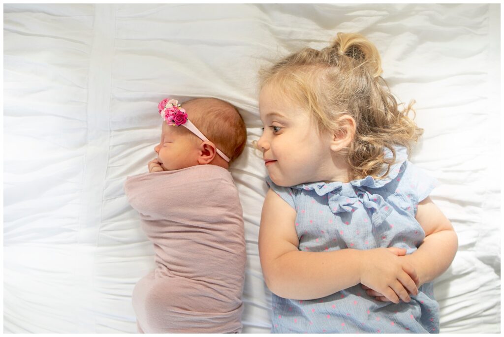sibling with newborn san francisco