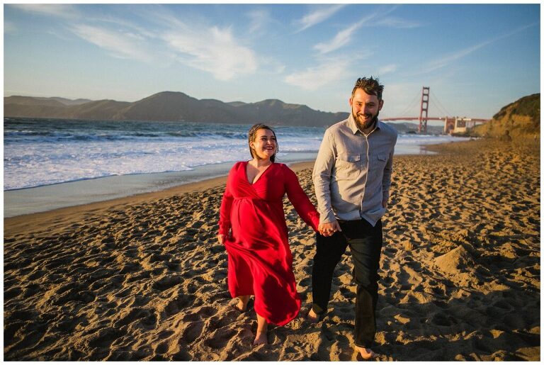 baker beach maternity pictures