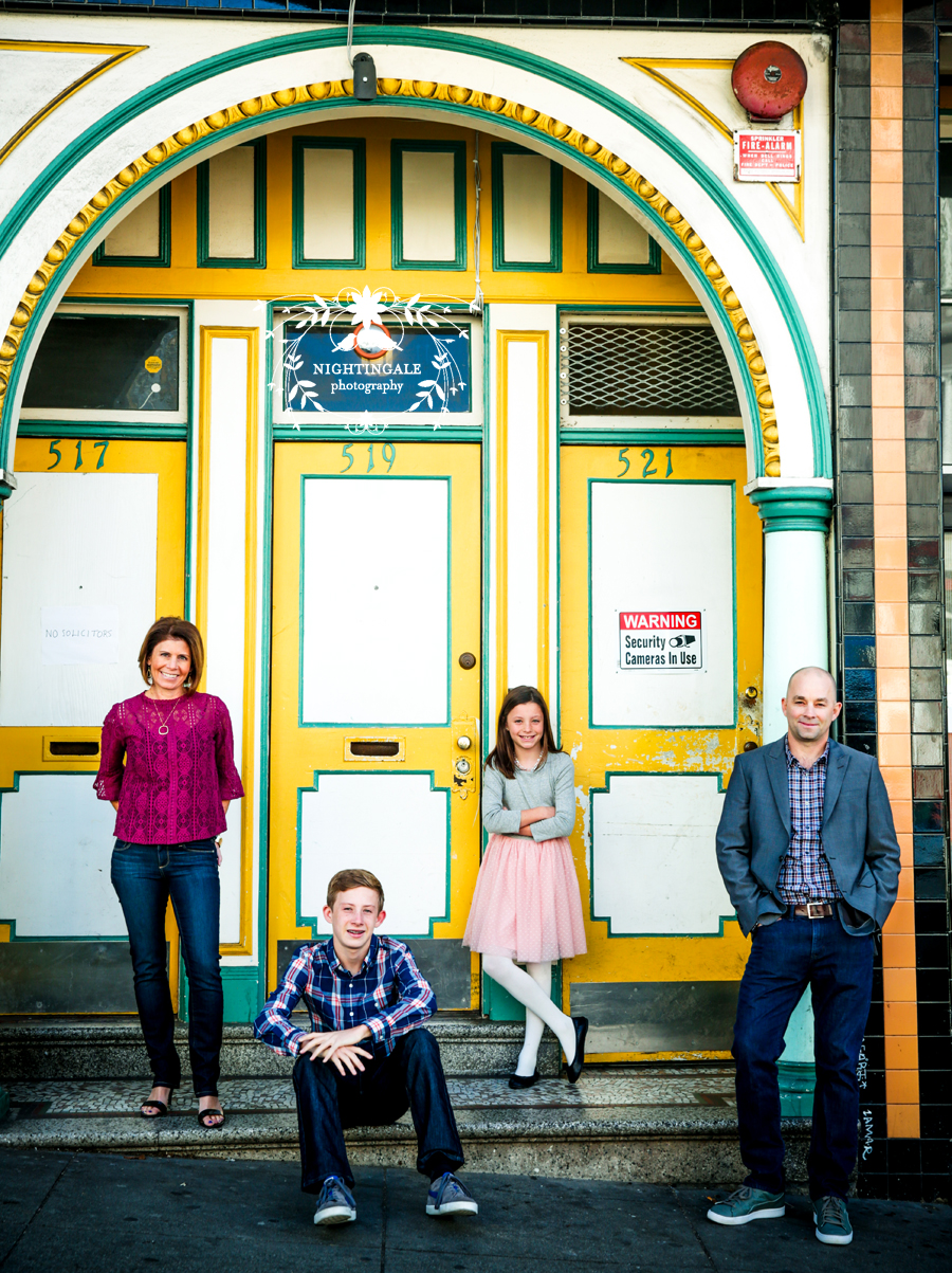 Family portraits in San Francisco